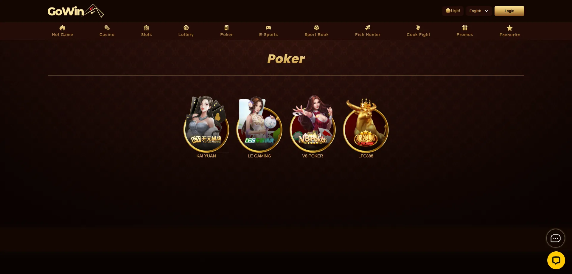 Gowin casino live dealer tables — real-time games with professional dealers