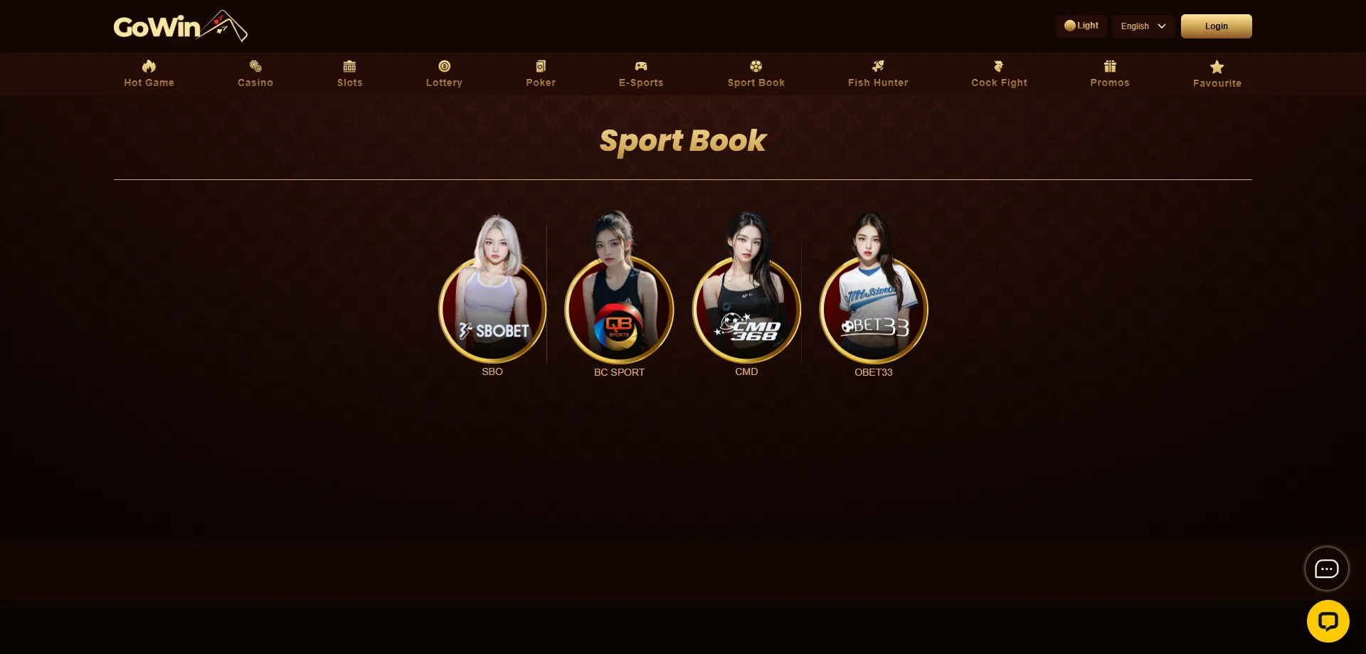 Gowin BD sports betting — cricket and football live odds